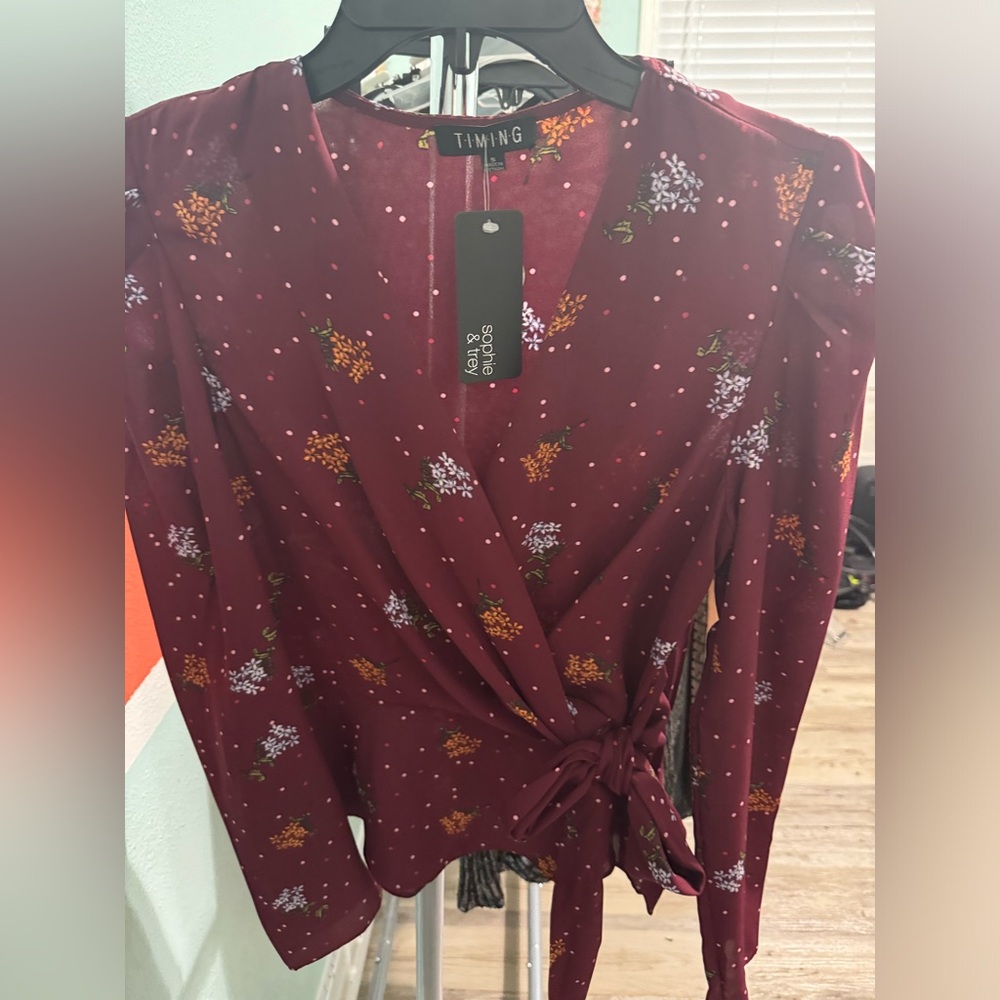 Timing Long Sleeve Blouse